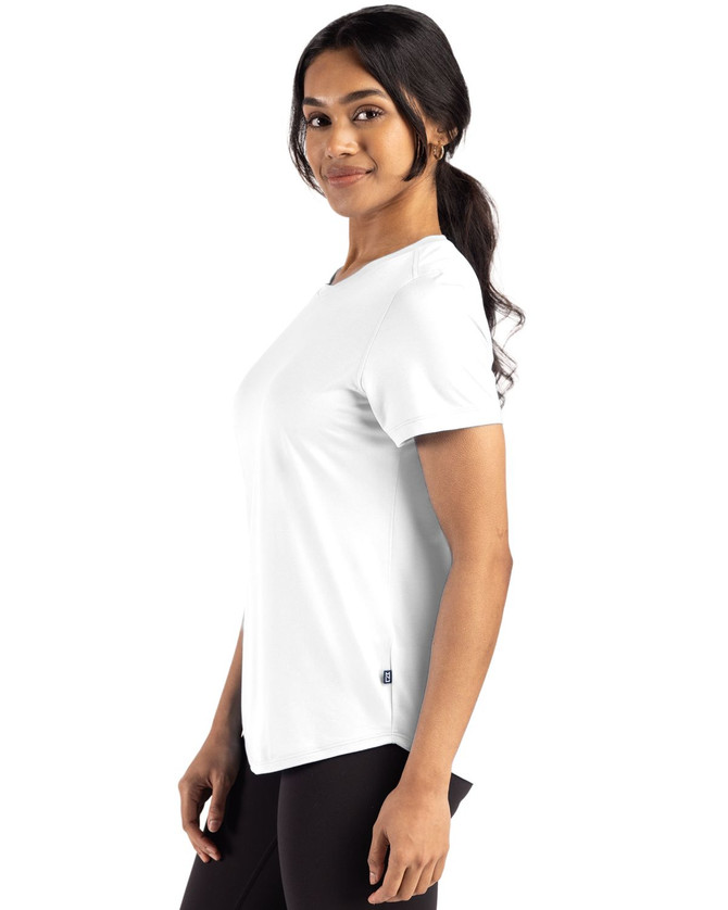 Cutter & Buck Coastline Eco Epic Comfort Recycled Womens Short Sleeve Tee Available in 7 Colours