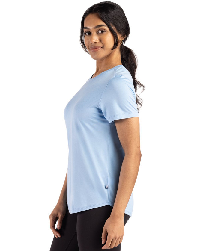 Cutter & Buck Coastline Eco Epic Comfort Recycled Womens Short Sleeve Tee Available in 7 Colours
