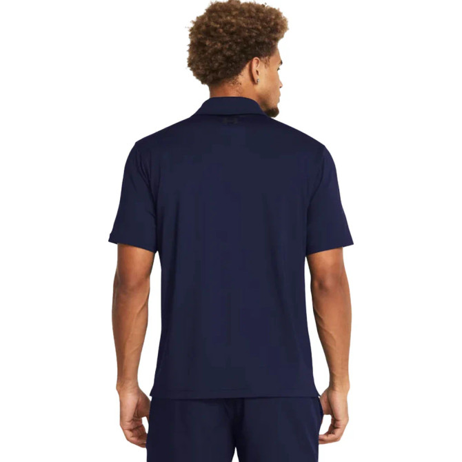 Under Armour Corporate Polo - Navy - Model Rear