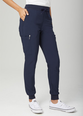 JOGGER CA7P is Healthcare black jogger pant in recycled polyester