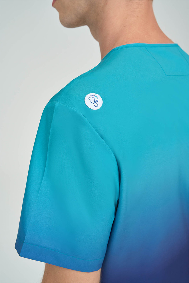 SEA BLUE INCLUSIVE OMBRE TOP - Image 3