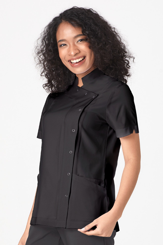 PHARMACY/DENTAL TOP in Black