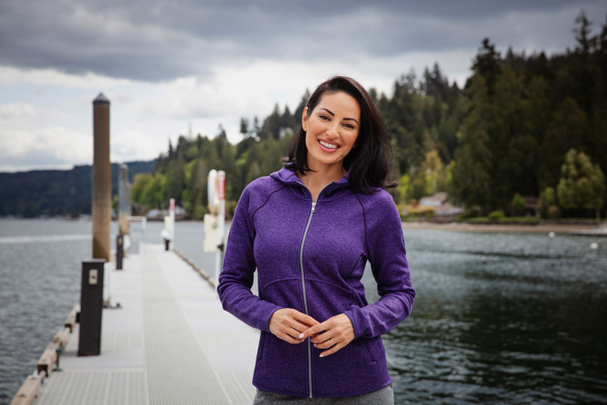 LCO00035 College Purple Heather - Lifestyle 1