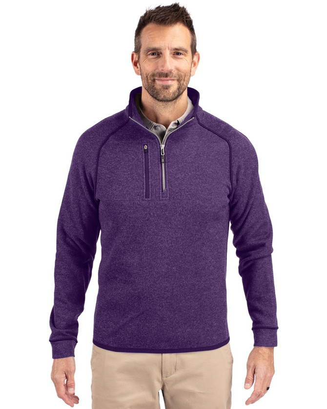 MCO00049 College Purple Heather - Pro Front