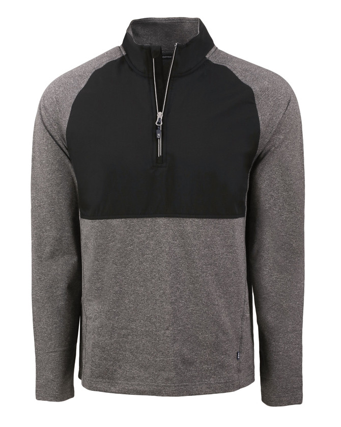 MCC00034 Black Heather/Black - Mannequin Front (High Res Image)
