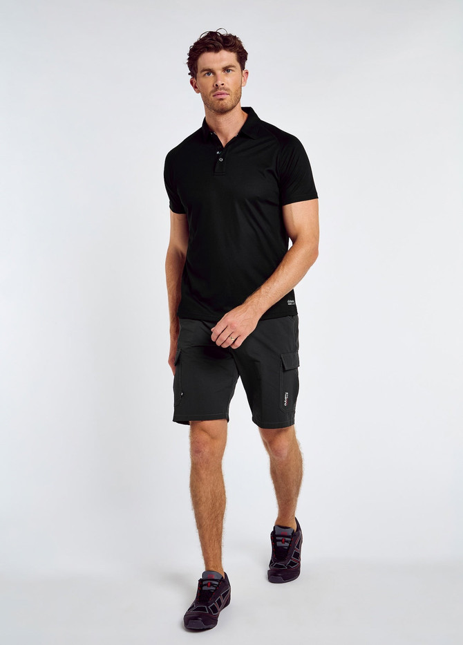 Dubarry - Menton Men's Technical Polo - Polo Shirts - Black