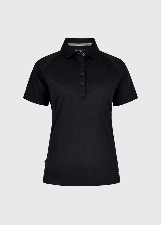 Dubarry - Riviera Women's Technical Polo - Polo Shirts - Black