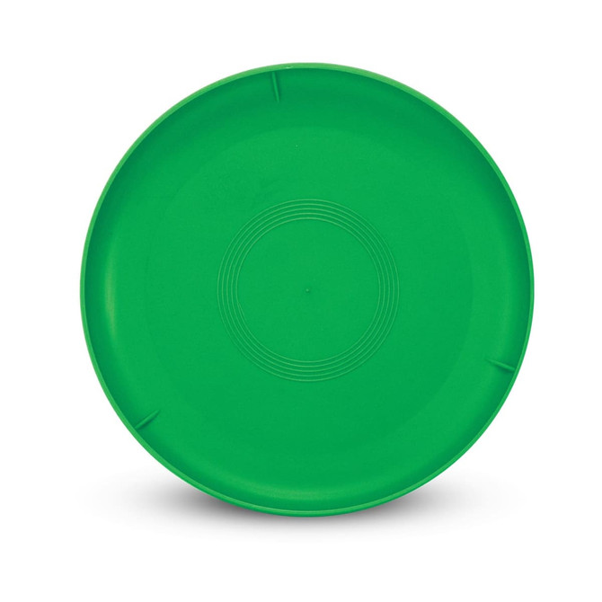 Aero Flyer - Small is a circular, green flying disc with a smooth surface and a central design.