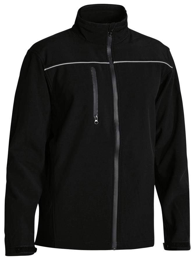 Bisley Workwear Black Soft Shell Jacket