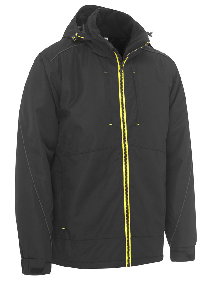Bisley Workwear Black Heavy Duty Dobby Jacket