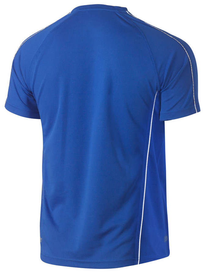 Bisley Workwear Royal - Discontinued Cool Mesh Tee with Reflective Piping