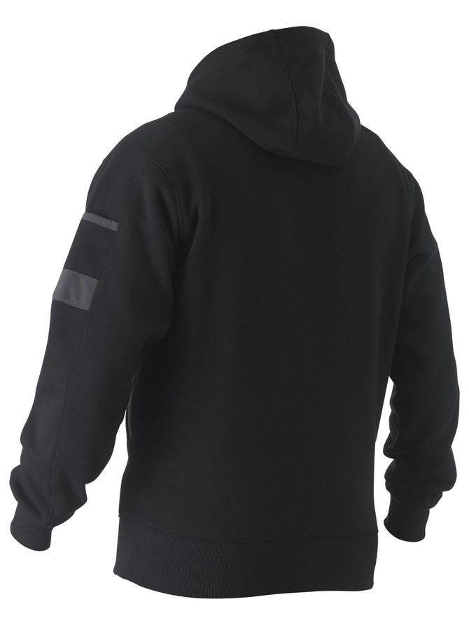 Bisley Workwear Black Work Fleece Hoodie