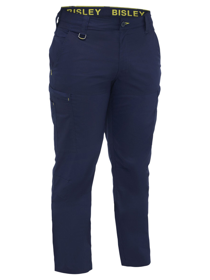 Bisley Workwear Navy X Airflow Stretch Ripstop Lightweight Cargo Pant
