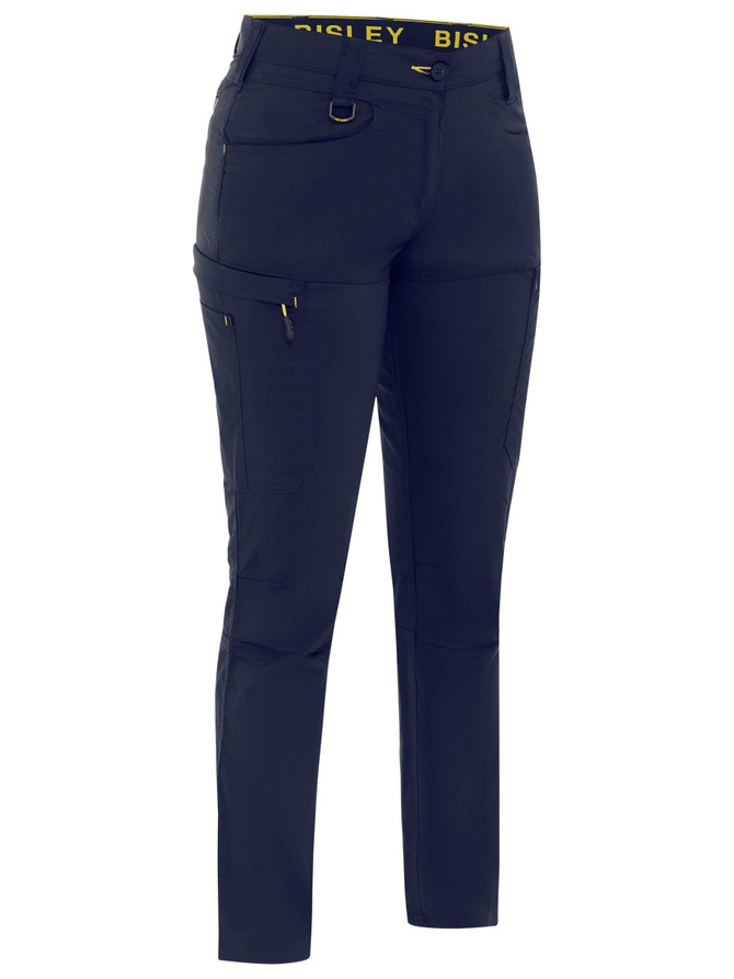 Bisley Workwear Navy Women's X Airflow Stretch Ripstop Lightweight Cargo Pant