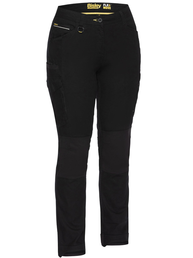 Bisley Workwear Black Women's Flx & Move Cargo Pants