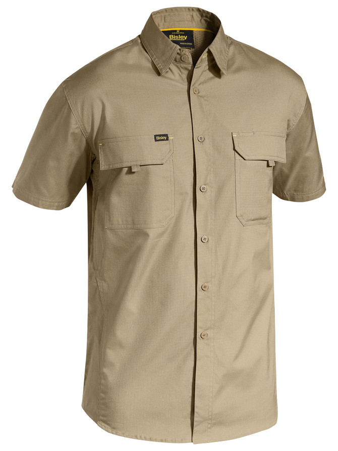 Bisley Workwear Khaki X Airflow Ripstop Shirt