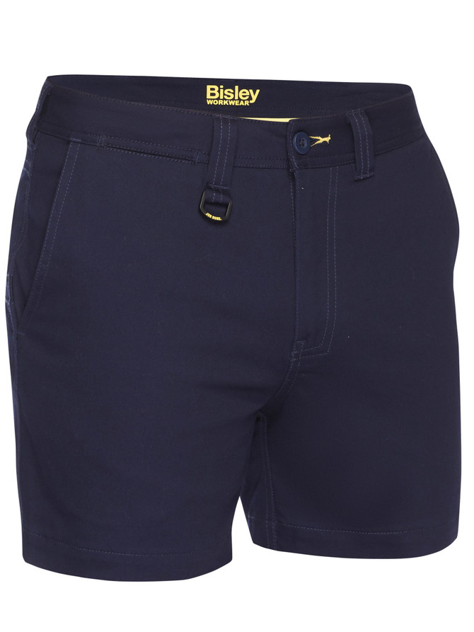 Bisley Workwear Navy Stretch Cotton Drill Short Short