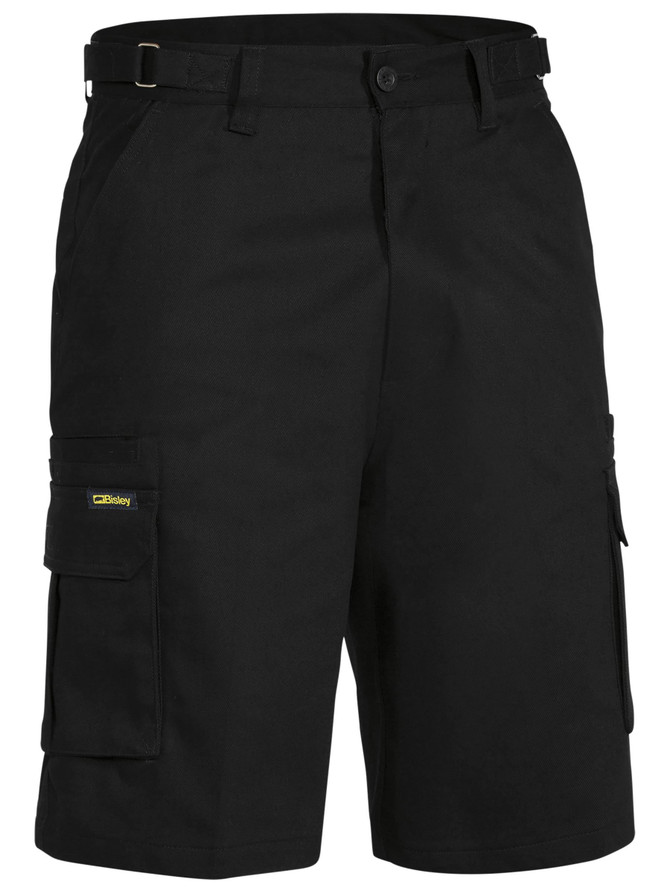 Bisley Workwear Black Original 8 Pocket Cargo Short