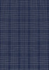 A patterned fabric featuring dark navy and white checked designs, suitable for a button-up shirt.