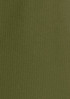 A short sleeve women's shirt in a muted olive green colour with a ribbed texture and a logo.