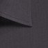 A button-up shirt featuring a textured dark grey fabric and a smooth collar design. It has a logo present.
