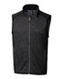 A men's sleeveless vest in a dark grey colour with a zippered front and stylish design, featuring a logo. A men's sleeveless vest in a dark grey colour with a zippered front and stylish design, featuring a logo.