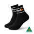 Combed Cotton Sports Quarter Socks - Australian Made