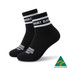 Combed Cotton Sports Quarter Socks - Australian Made