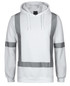 JB's Fleece Hoodie With Reflective Tape White Available in 1 Colour