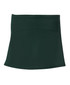 A green skort with a smooth, streamlined design, featuring a hidden logo. Ideal for sporty or casual wear.