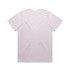 A white t-shirt with a crew neck and short sleeves, featuring a blank back without any logos or designs.