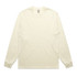 A long-sleeve T-shirt in a creamy beige colour with a logo on the label.