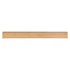 A bamboo 30cm ruler in a natural wood finish with numbered markings for measurement.