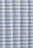 A close-up of a checkered pattern in navy and white, suitable for a women's 3/4 sleeve button-up shirt.
