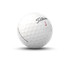 A white golf ball featuring the Titleist logo and ProV1X branding on its surface.