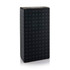 A black box with a checkered pattern, designed for packaging the Ariston Champagne Twin Pack. It has a flip-top closure.