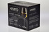 A boxed set of six Krosno Avant-Garde white wine glasses, featuring a sleek design and clear glass.