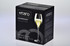 A boxed set of six Krosno Harmony Prosecco glasses, featuring clear glass and a sleek design, with a logo.