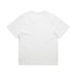 A white t-shirt with a casual, relaxed fit and no visible design on the back. Features a logo near the neckline.