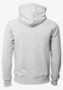 A grey hoodie with a hood and long sleeves, featuring a simple design with no visible logos.