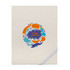 A cream-coloured journal with an illustrated design featuring colourful shapes and the text "Ideas Journal."