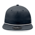A navy 5 Panel High Profile Relaxed Rope Hat featuring a white rope detail and a logo on the front.