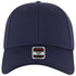 A navy blue baseball cap with a low-profile design and a comfort label. It features six panels and a logo.
