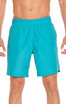 Men's volley swim trunks in turquoise, featuring an elastic waistband and a logo. Suitable for swimming and beach activities.