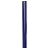 A blue pencil with a shiny finish, featuring a branding logo at one end.