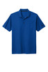 A blue Nike Dri-FIT Micro Pique 2.0 Pocket Polo shirt with a pocket and logo on the sleeve.