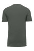 A dark green Nike Dri-FIT Cotton/Poly Tee, featuring short sleeves and a logo. The image shows the back view of the shirt. A dark green Nike Dri-FIT Cotton/Poly Tee, featuring short sleeves and a logo. The image shows the back view of the shirt.