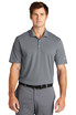 A grey Nike Dri-FIT Micro Pique 2.0 Polo shirt with a collar, short sleeves, and a logo on the sleeve.