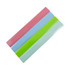A set of four 30cm recycled plastic rulers in pink, blue, green, and light green colors. A set of four 30cm recycled plastic rulers in pink, blue, green, and light green colors.