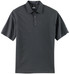 A grey Nike Tech Sport Dri-FIT polo shirt featuring a collar and a logo. Short sleeves and a modern fit.